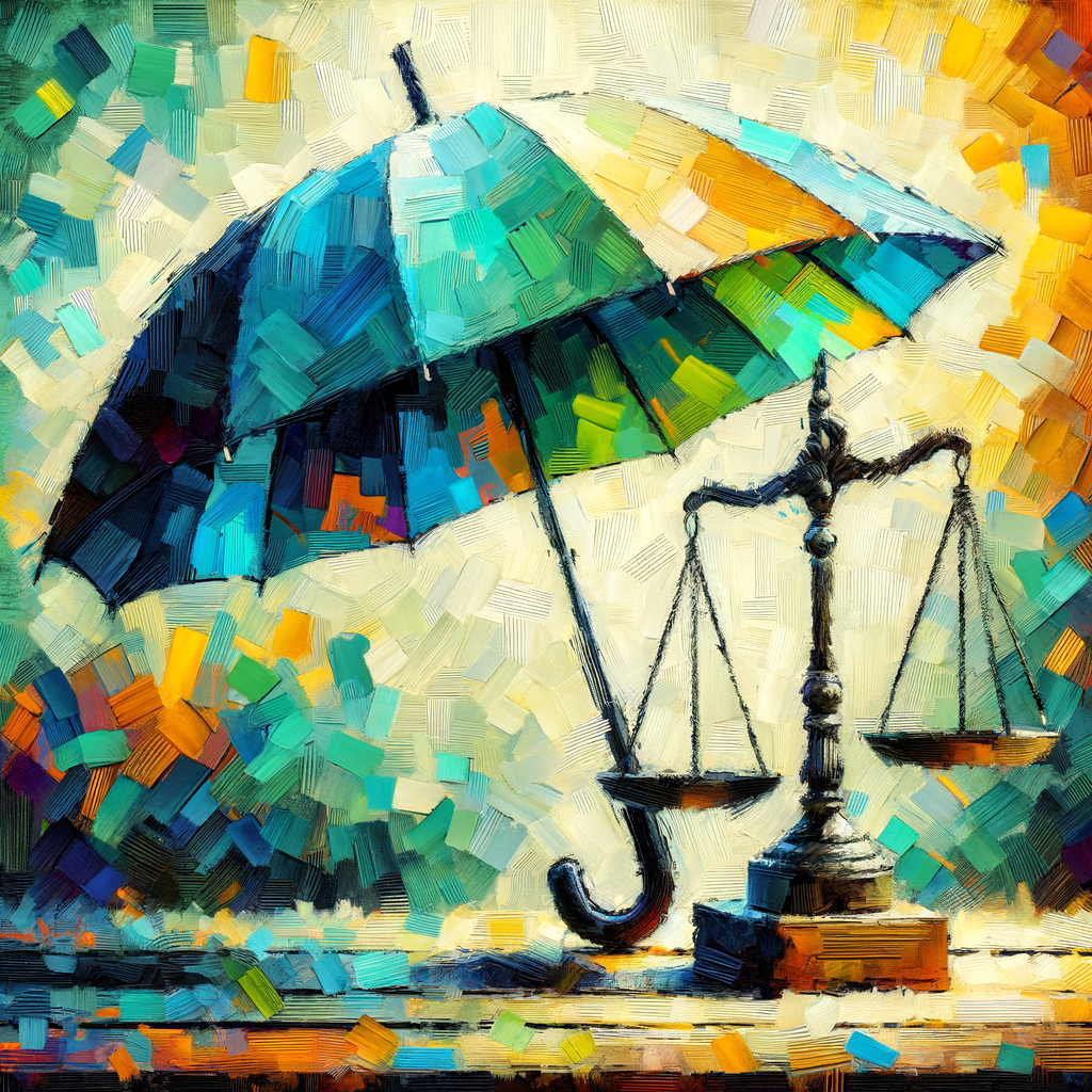 Umbrella Protecting Justice